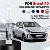 Per Hyundai Grand i10 1996-2026 Penna per Riparazione Vernice Ritocco Rimuovi Graffi Fai da Te Accessori Auto Nero Bianco
