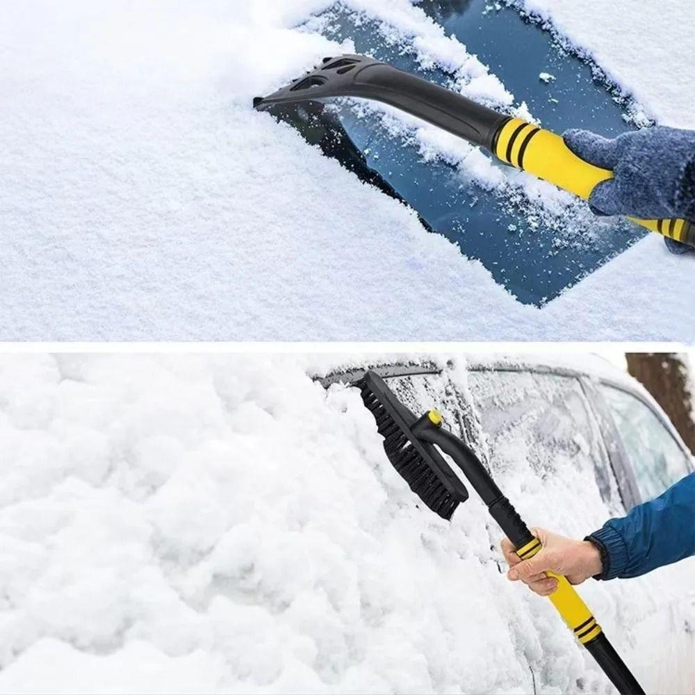 Detachable Ice Scraper Extendable Pole Snow Removal Tool Car Snow Brush  Winter Season