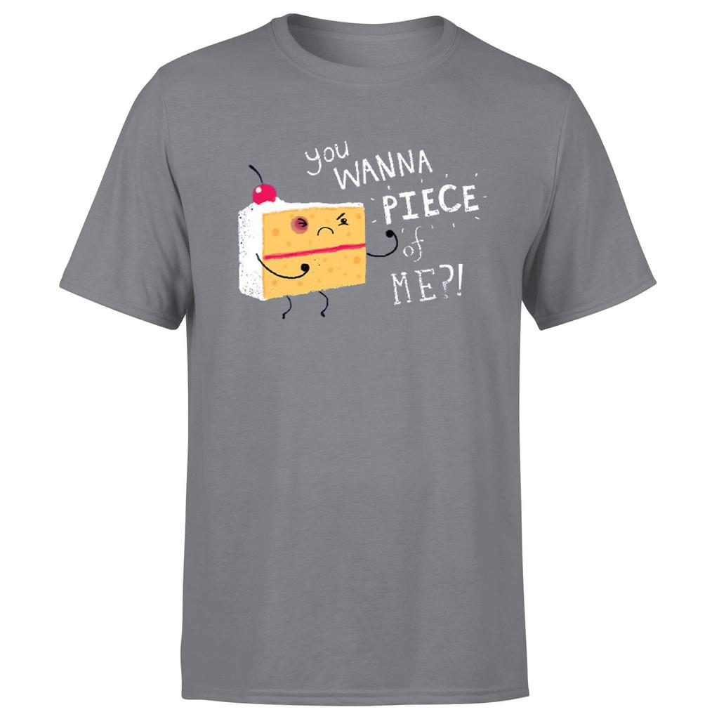 Anger Cake Classic Men's and Women's T-shirt You Want My Interesting T-shirt, Fashionable High-quality Printed Short-sleeved