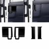 For TOYOTA ROOMY    2024 ABS Black Interior Middle Door Handle Catch Bowl Panel Cover Trim Protector Accessories