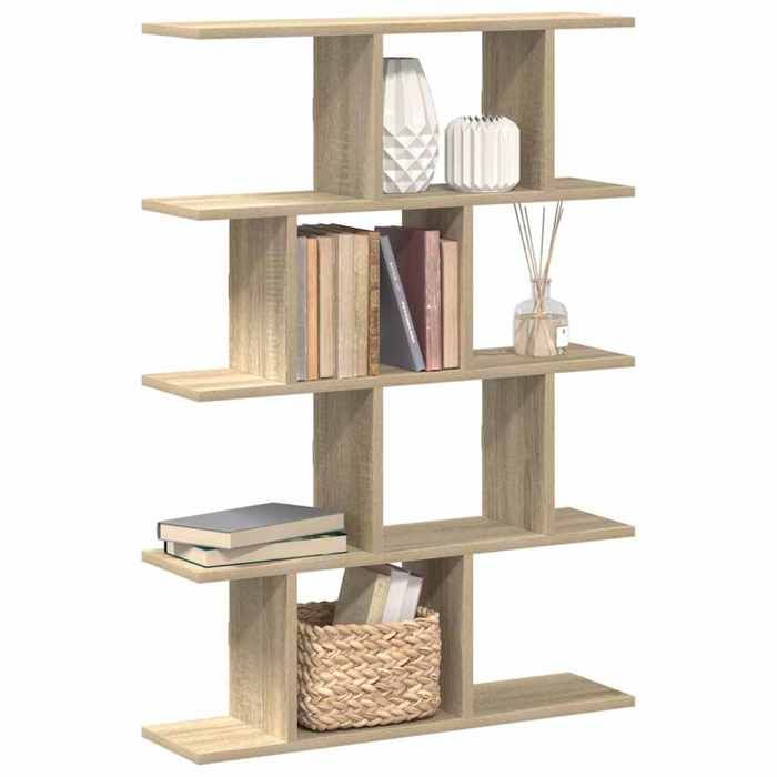 VidaXL Wall Cube Shelf 12 Compartments Sonoma Oak 860015