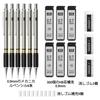 Four Candies Metal Mechanical Pencil Set Art Pencils HB Lead Refills Erasers Eraser Drafting Writing and Sketching Pencils with Case - 6-Pack 0.7mm &
