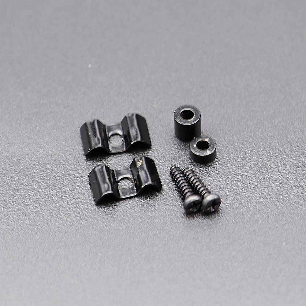 

2set Guitar String Trees String Retainer Guides with Spacer Screw with Strat Tele Style Electric Guitar Bass Parts Replacement