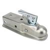 Trailer Tongue Coupler 2in Ball Head 63mm Channel Width 3500lbs Load Capacity Rust Proof for Caravan RV