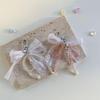 Y2K Aesthetic  Lace Bow Keychain Ins Sweet Bow Keyring Bag Pendant Delicate Backpack Hanging Decoration Gifts
