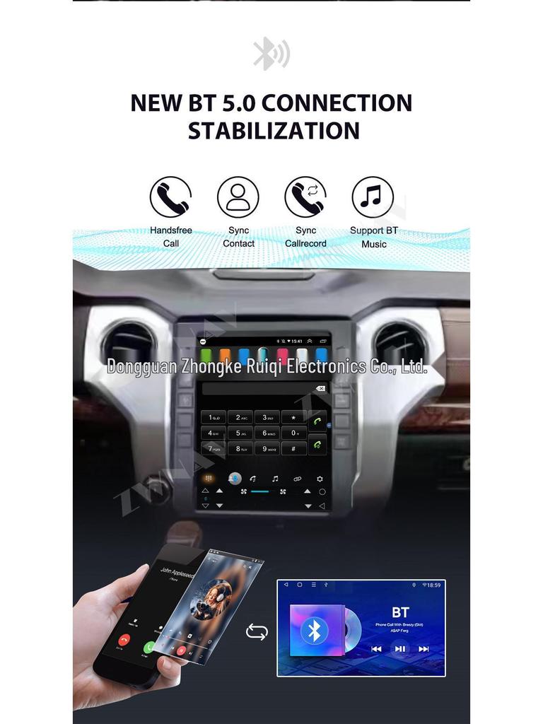 Toyota Tundra 2014-2017 12.1" Android GPS Navigation Audio Video System