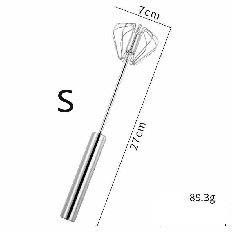 

Венчик для взбивания яиц из нержавеющей стали, полуавтоматический венчик для взбивания яиц, пресс для взбивания сливок, вращающийся венчик для кухни, ручная палочка для размешивания муки