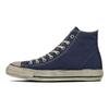 Converse All Star Aged Hi Comfortable Versatile High Top Canvas Shoes Unisex Sneakers Navy-Blue 31314080