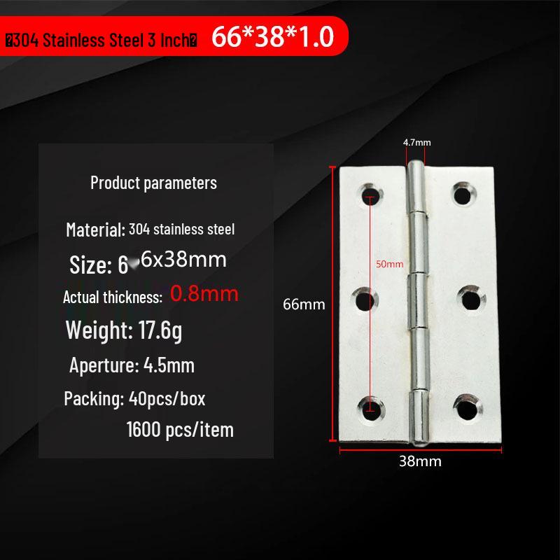 304 Stainless Steel Mini Hinges: 1-4 Inch Options for Cabinets & Wooden Boxes