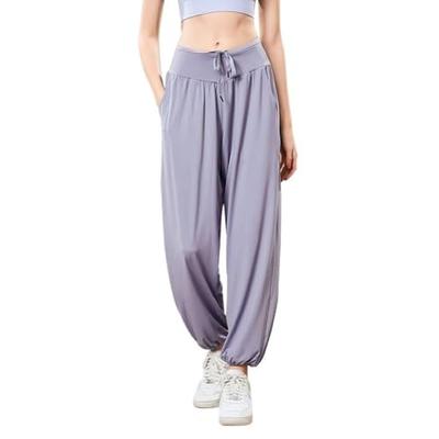 Guooolex Yoga Pants, Jogger Pants, Sweat-Wicking, Quick-Drying, Training Pants, Running Pants, Sarouel Pants, Sportswear, Yoga Wear, Loose Fit, CK0180