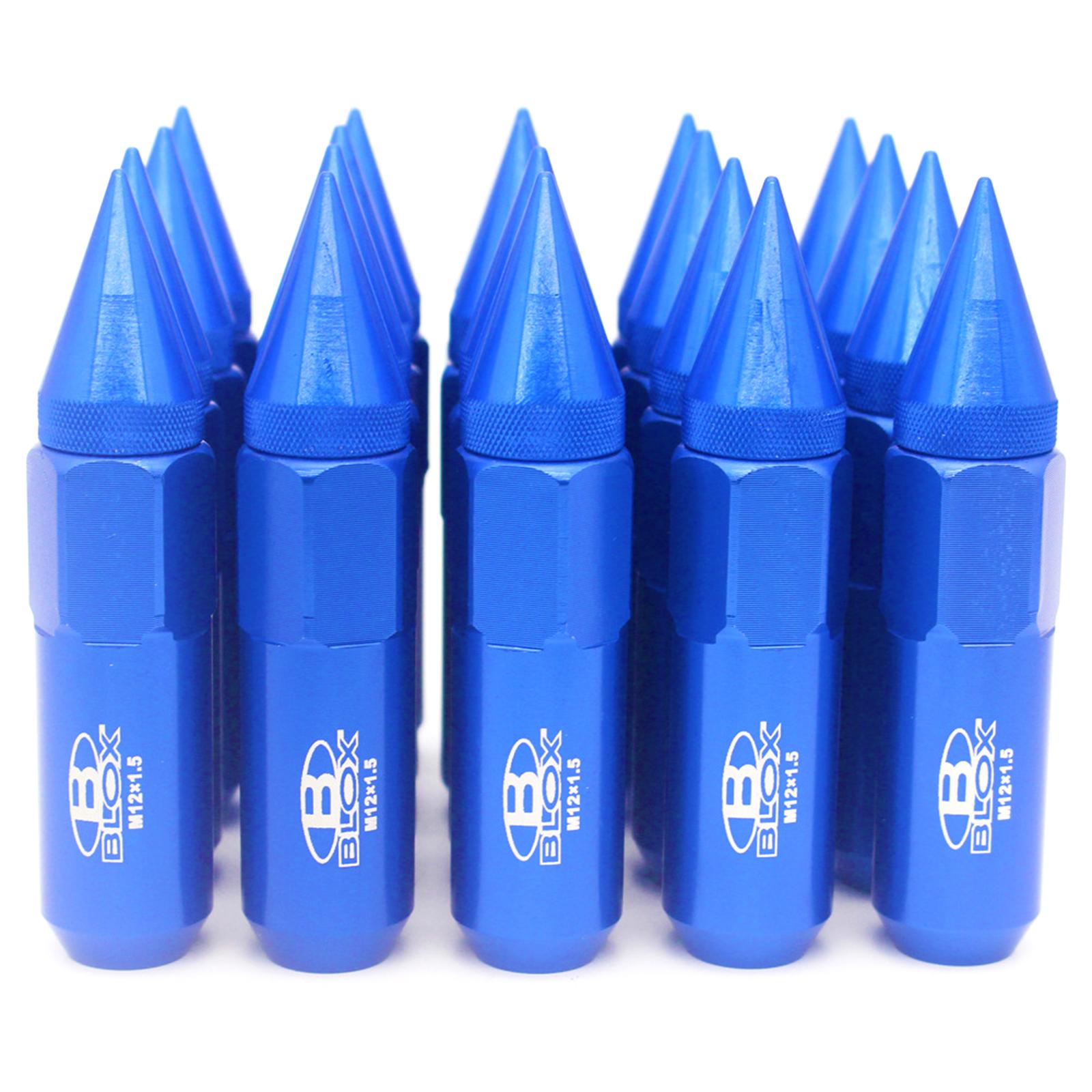 

20Pcs Racing Jdm Style Extended Tuner Spike Lug Nuts M12X1.25 / M12X1.5 Колеса Диски Алюмінієві гайки з наконечниками Аксесуари для коліс B