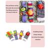 4pcs baby watches with wristbands, socks, and socks, baby wristbands, ringing bells, early education and puzzle