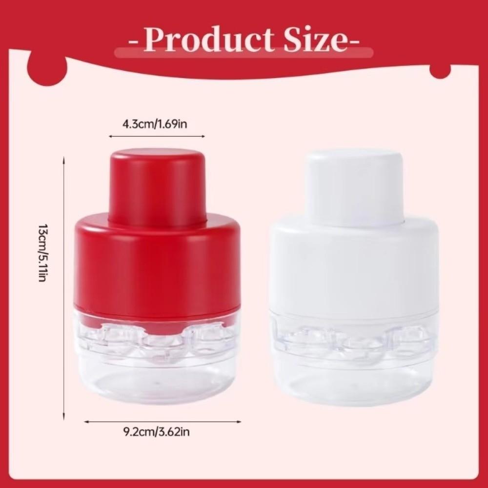 New with 7 Holes Seed Squeeze Tool Easy-Press Plastic Fruit Corer Transparent Cherry Olive Pits Tools