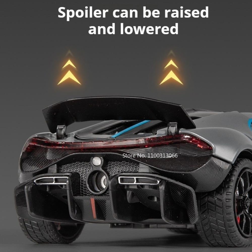 1:24 Tourbillon Lambor Revuelto Models Cars Toys Doors Opened Miniature Vehicles with Light Sound Sports Car for Birthday Gifts