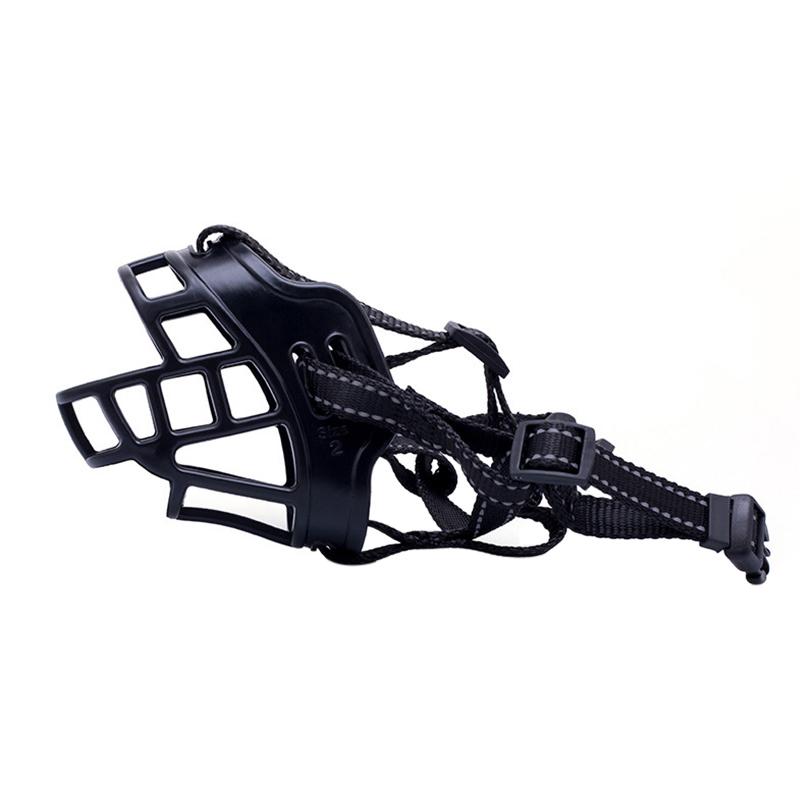 

Дышащая жевательная маска для собак, регулируемая маска для рта собаки, защита от укусов и лая, намордник для домашних животных, товары для собак S