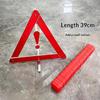 1/2 Pièces Triangles de Signalisation pour Voitures Panne Pliable d'Urgence pour la Sécurité Routière