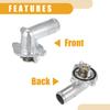 X Autohaux Car Coolant Thermostat Housing Assembly No.5184651AG for Dodge Durango 11-15