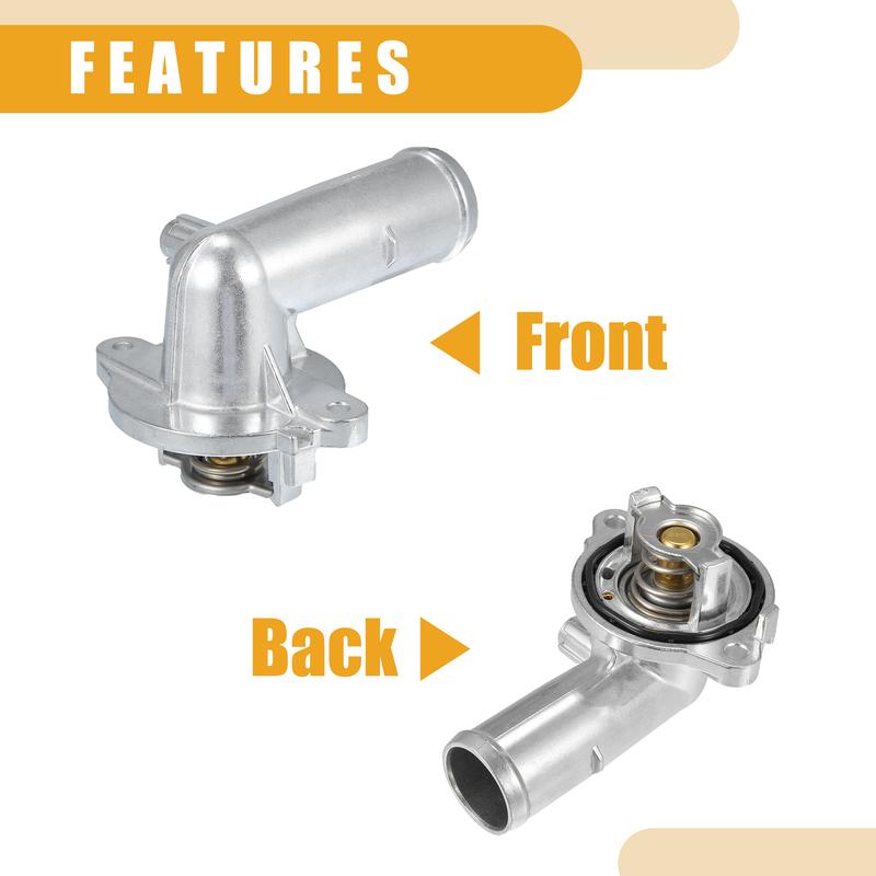 X Autohaux Car Coolant Thermostat Housing Assembly No.5184651AG for Dodge Durango 11-15