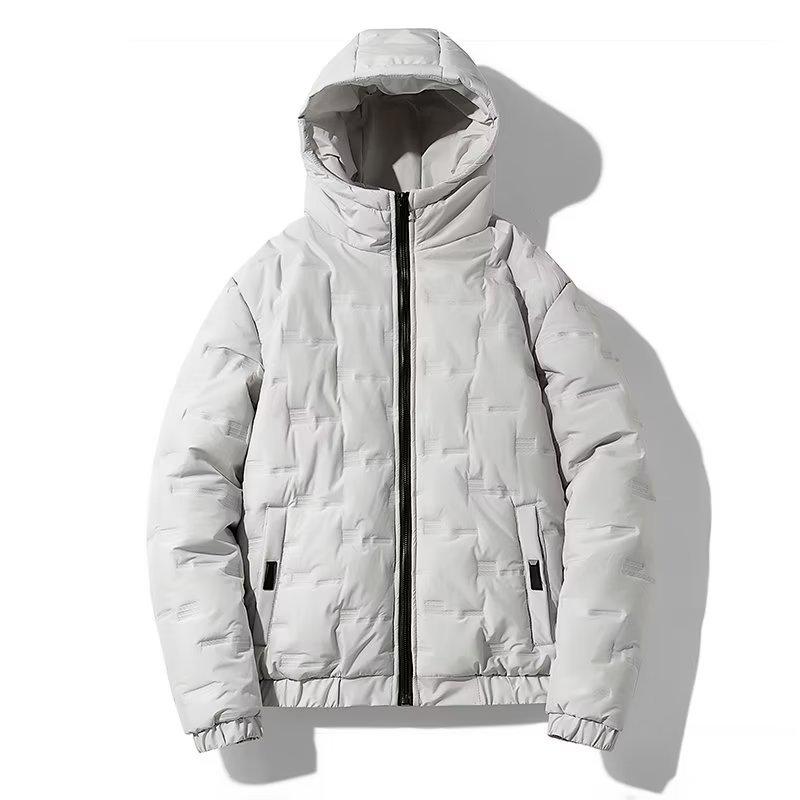 Men s Thickened Hooded Cotton Jacket - Winter 2026 Cold-Proof Fashion Workwear Coat M