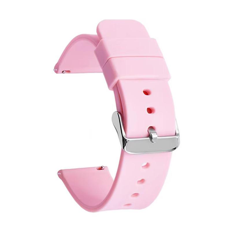 

18/20/22mm Sizes for Samsung Xiaomi Watches Silicone Watch Straps with Quick Release Adjustable Water-Resistant Comfortable Band 18mm