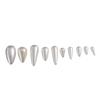 Water Drop Pearl Buttons & Beads for DIY Faux Pearl Clothing Accessories