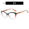 Vintage Cat Eye Women Eyeglasses Simple Multicolor Rim Blue Light Blocking Spectacles  New Trendy Ins  Design Eyewear