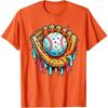 Ice Cream Drip Baseball Stuff Baseball Drip for Boys Graphic T-Shirt Baseball Drip Team Novelty Gifts Y2k  Short Sleeve Blouses