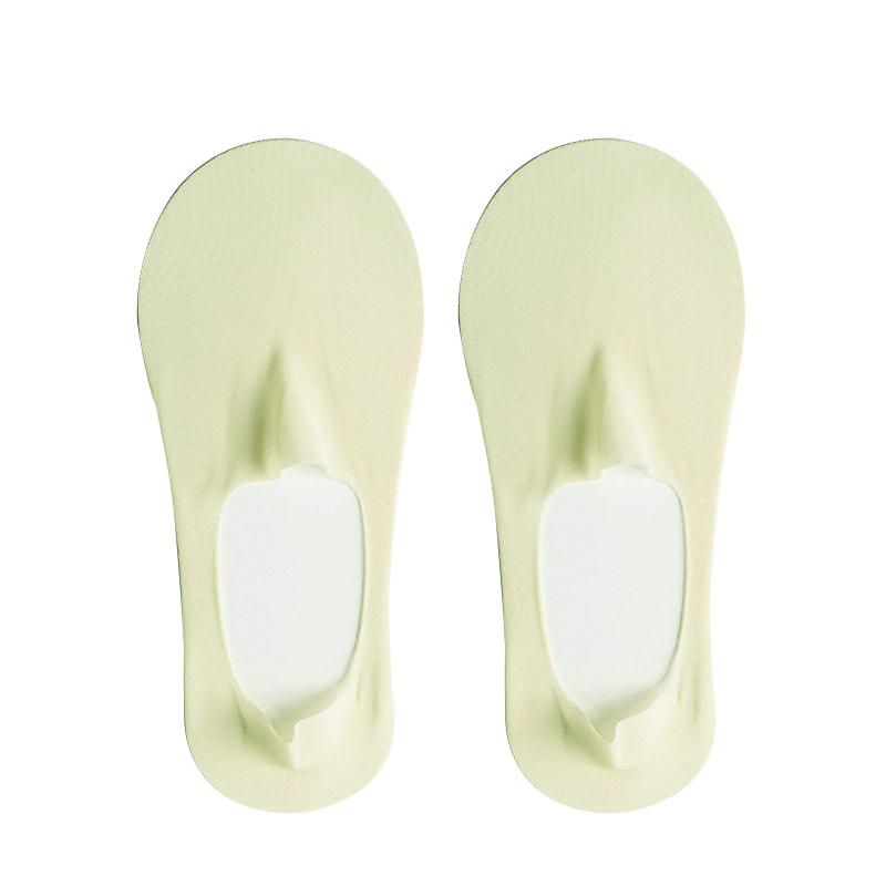 

1 пара шкарпеток жіночих літніх ультратонких невидимих з низьким вирізом силіконових протиковзких сітчастих шкарпеток-човників з льодяного шовку однотонних 34-39