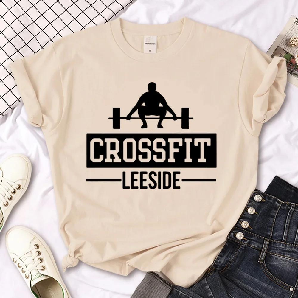 Unisex Crossfit Tshirt Women Anime Japanese Unisexga T Shirt Female Streetwear Clothes Short Sleeve Casual Tops Activewear T Shirts