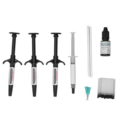 Dental Adhesive Cure Syringe High Bond Strength Orthodontic Dental Bonding Light Cured Kit Black