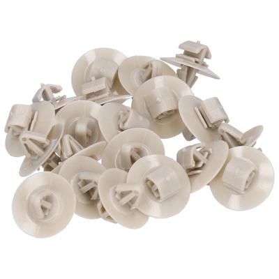 20pcs Side Door Moulding Trim Panel Clip Grey 93160023 Replacement for Vauxhall Vivaro 2001‑2014