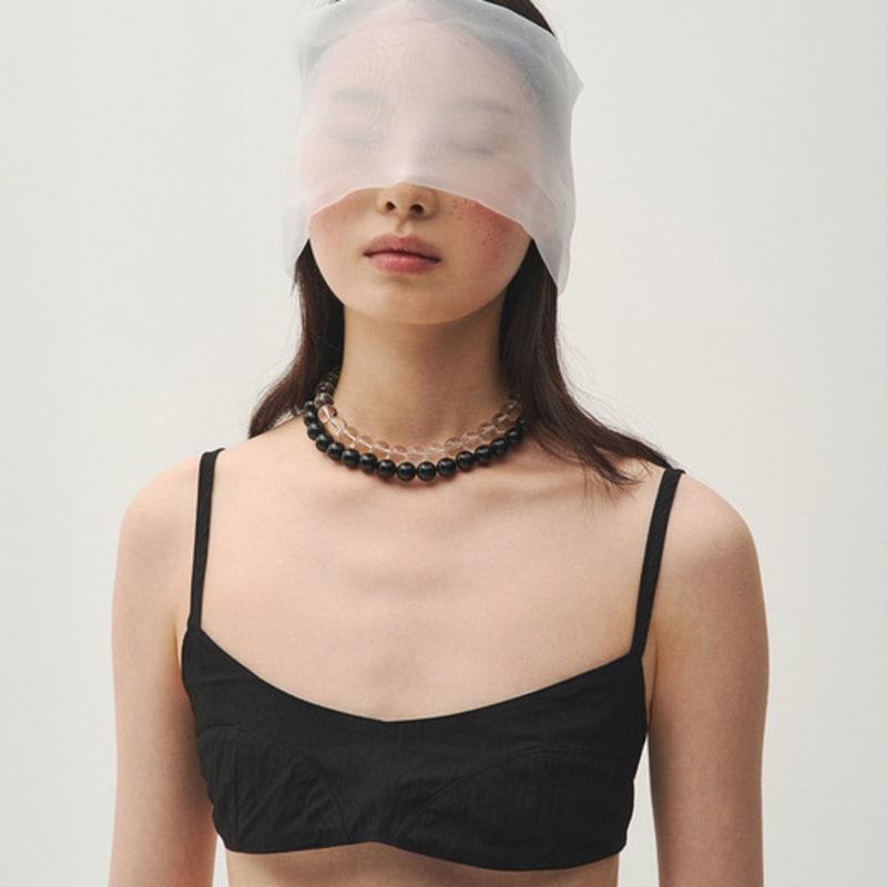 

tout round ball necklace L