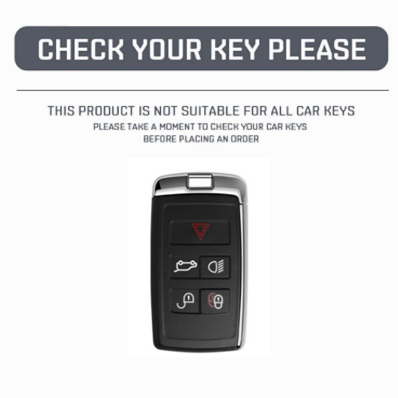 New Leather Car Key Case Remote Control Protector Cover for Land Rover Range Rover Sport Evoque Velar Discovery 5 2018 2019 2020