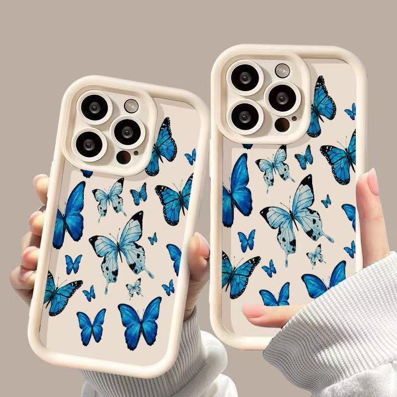 Butterfly new model is suitable for iphone16pro mobile phone case Apple 1514 female 13promax Japan and Korea 12x11