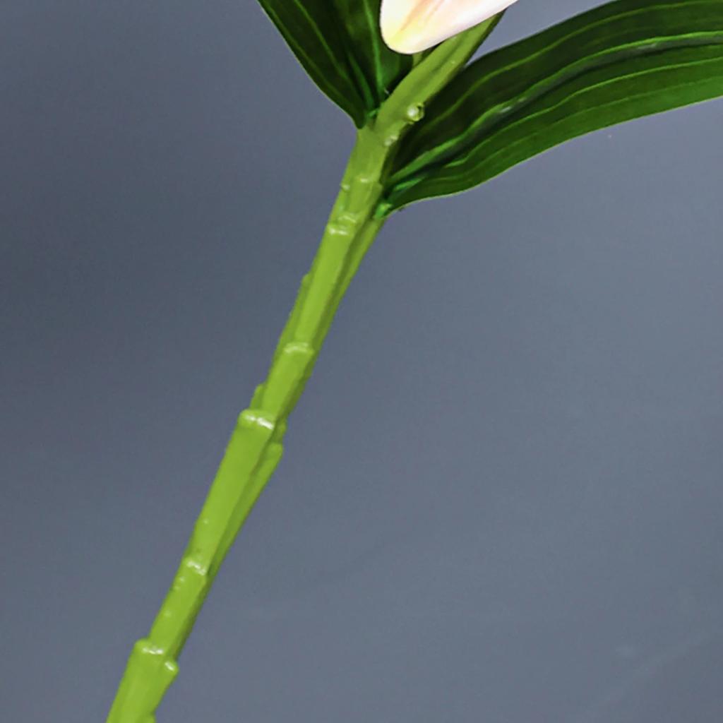 Real Touch Simulation Lily Flowers Artificial Flower Party Wedding Bridal Bouquet Fake Plant Living Room Home Garen Decoration