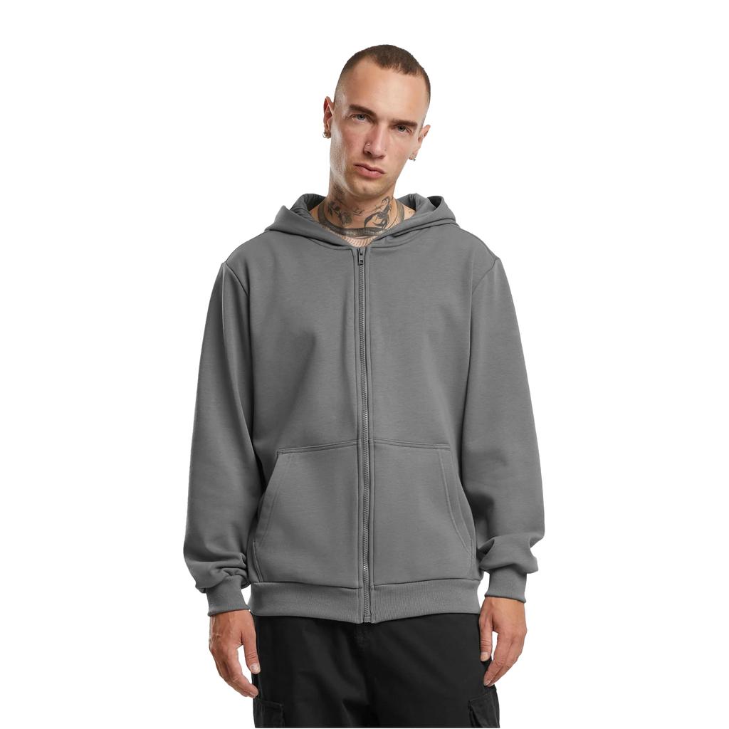 Urban Classics Mens Cozy Full Zip Hoodie