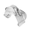 Exaggerated Punk Metal Wide Bangles Adjustable Opening Bangles Geometric Arm Bracelet Wrist Jewelry Perfect for Women