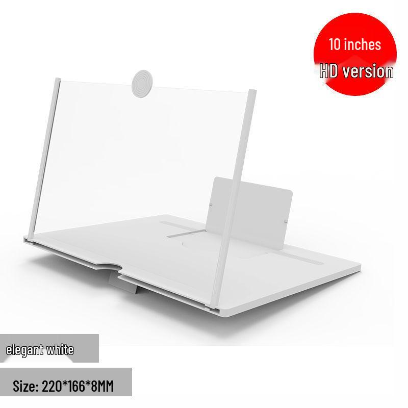 Portable 10-12 inch HD Mobile Phone Screen Magnifier with Stand
