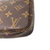 Used Louis Vuitton Monogram Pochette Accessoires M51980 Canvas Brown Authentic 1222