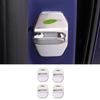 Door Lock Buckle Protection Trim 4PCS For Benz GLB W247 - Silver Steel