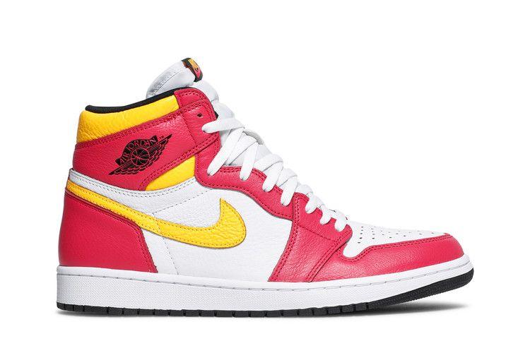 Men's Sneakers Jordan 1 Retro High OG Light Fusion Red Light Fusion Red/White-Laser Orange-Black