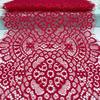 3m x 18.5cm French Chantilly Lace, Non-stretch Dark Red Eyelash Net Lace Fabric for Sewing, Bra, Underwear, Lingerie, Dress, Garment, Crafting