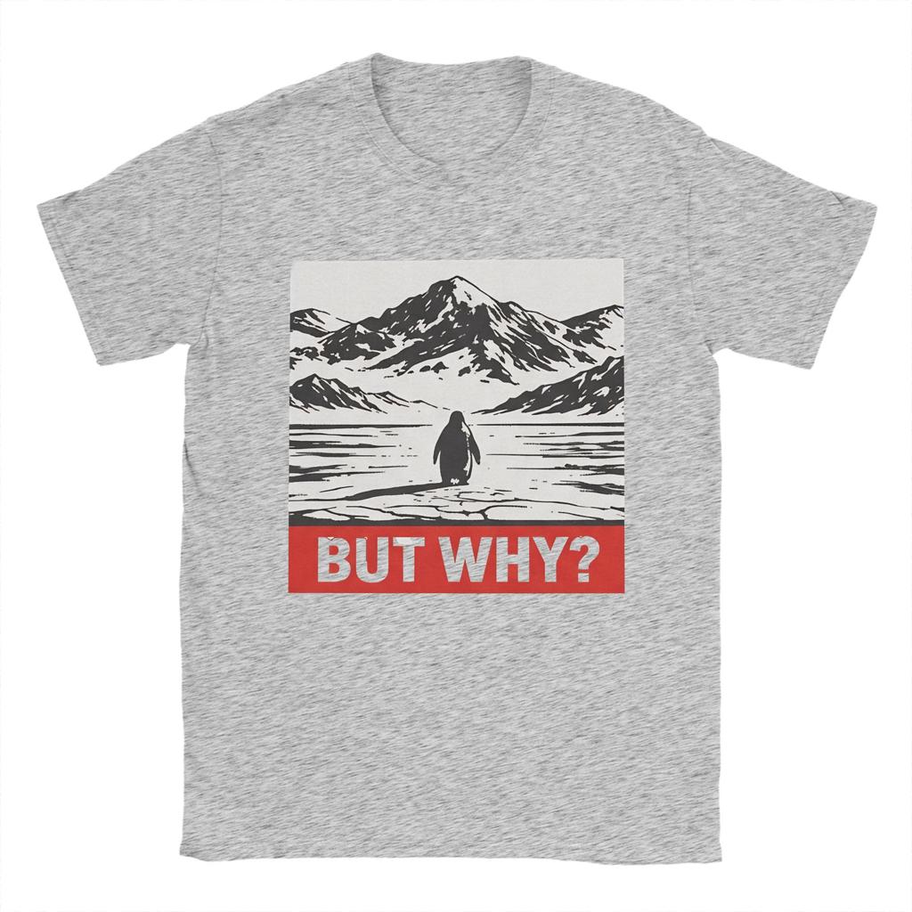 Nihilist Penguin Cotton T Shirt For Male Summer  Vintage TShirts Crewneck Hip Hop Tees Plus Size Design Clothing