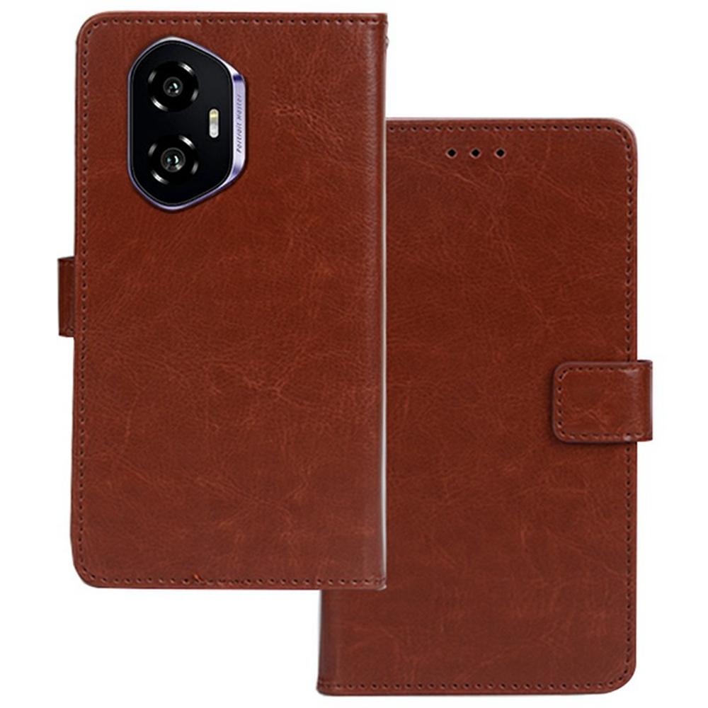 

IDEWEI For Honor 300 Case Card Slots Holder Leather Phone Cover Crazy Horse Texture E