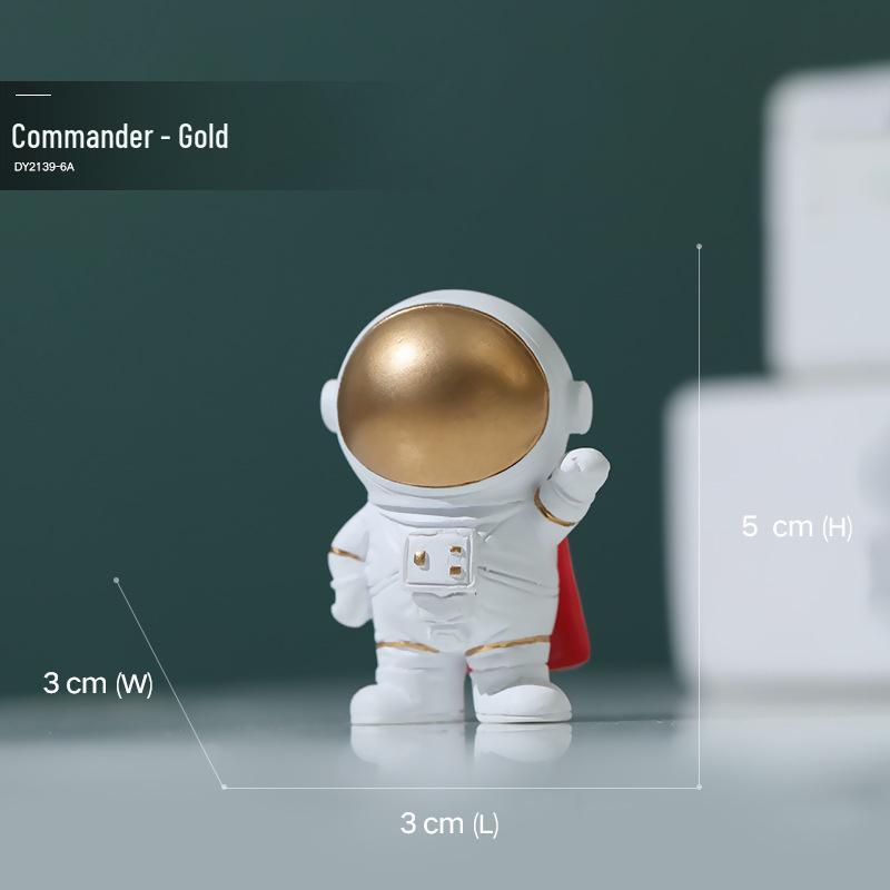 Astronaut Phone Holder, Pen Holder, and Tissue Box for Living Room Resin Ornaments.