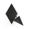 Nanoleaf Shapes Black Triangles Expansion Pack (3 Panels) Nanoleaf | Shapes Black Triangles Expansion Pack (3 Panels) | 42 W | WiFi