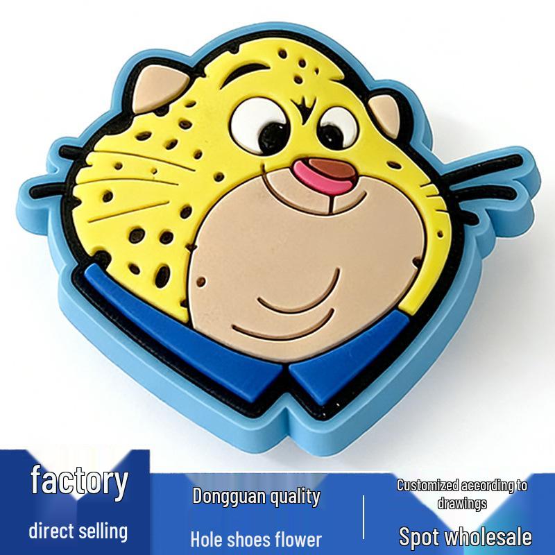 Zootopia Flower Shoe Charms: Versatile Cartoon Crocs Accessories
