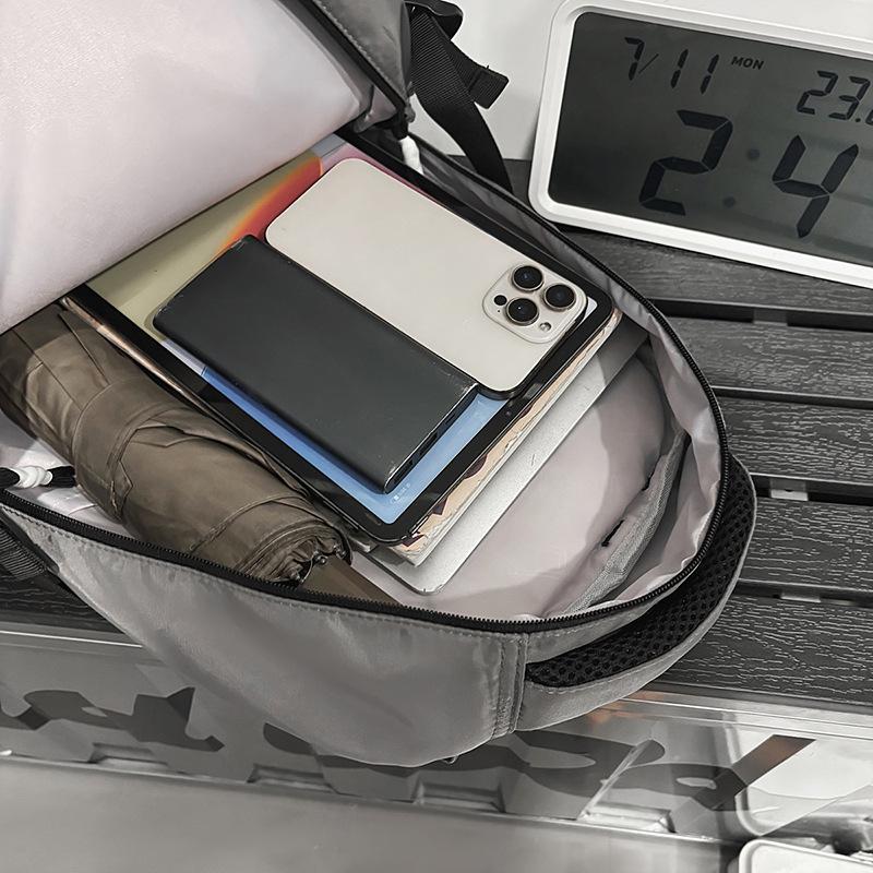 Schoolbag Korean ins new high-value niche set trendy cool backpack couple light travel mountaineering large-capacity backpack