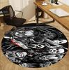 horror movie Pattern Round Rug, Indoor/Outdoor Mat, for Picnic, Gameroom, Bedroom, Office, Living Room, Home Decor Carpet, Birthday Gift