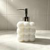 Press-Type Glass Dispenser Bottle for Home or Hotel - Ideal for Hand Soap, Shower Gel, and Lotion.